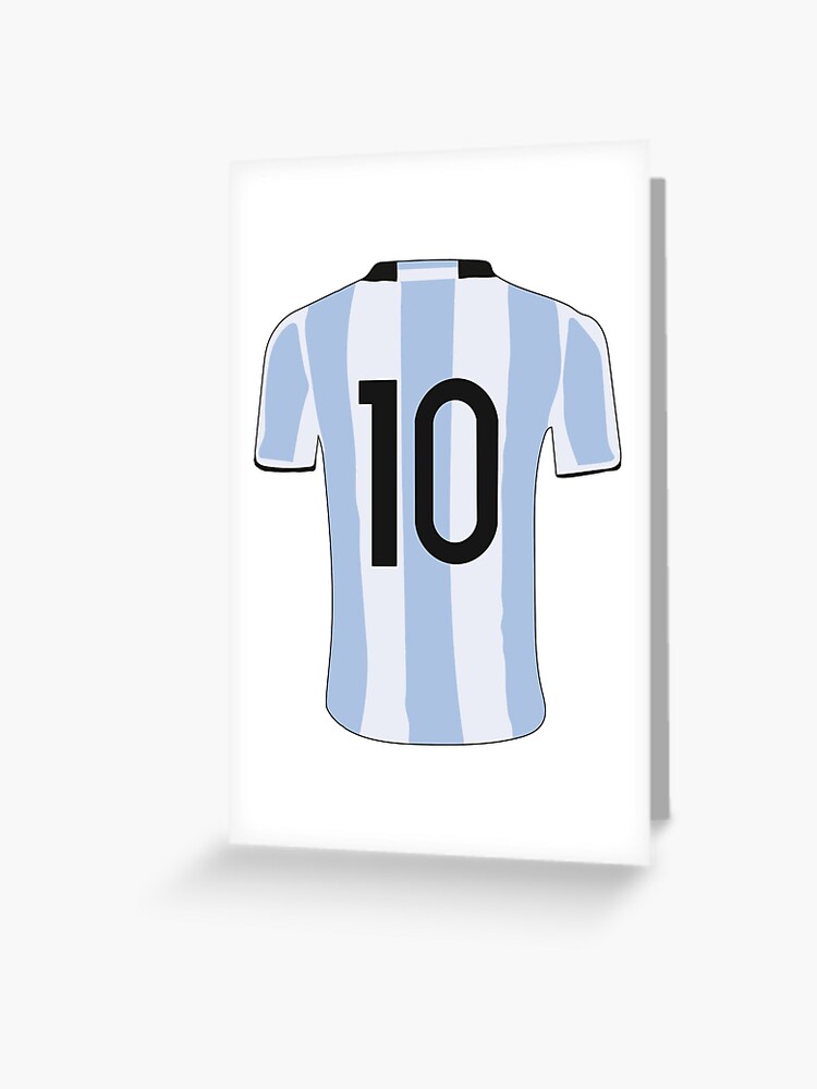 Messi Jersey Greeting Card for Sale by kali710