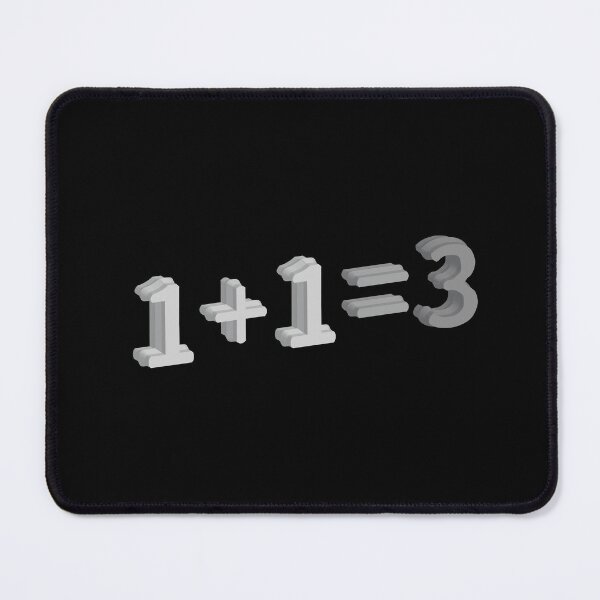 Item preview, funny number1+1=3 designed and sold by A Simple Day..