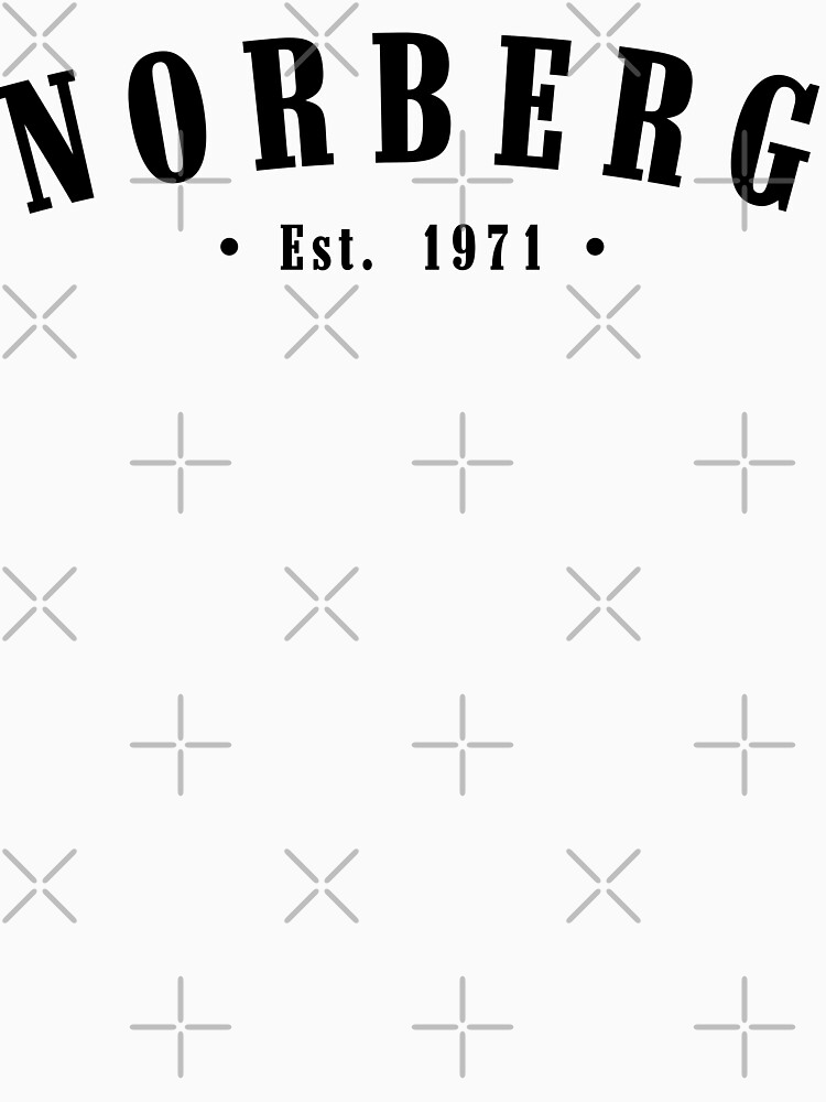 Thumbnail 7 of 7, Classic T-Shirt, Norberg Västmanland Sweden Est. 1971 Black Letter Sverige designed and sold by establishedwear.