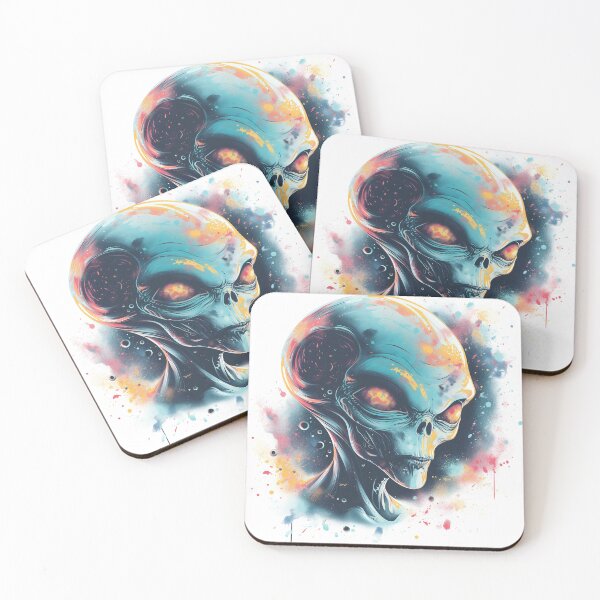 Item preview, Colorful Extraterrestrial designed and sold by WeirdSmile.