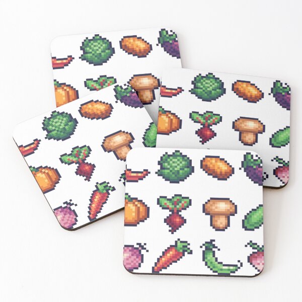 Item preview, Pixel Art Vegetable Designs 4x3 designed and sold by ArtPixelDesign.