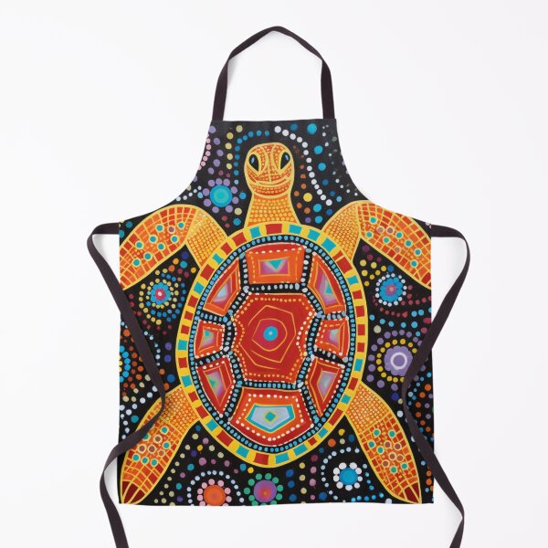 Item preview, Aboriginal Inspired Dot Art - Fun Turtle designed and sold by GrinGalore.