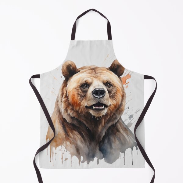 Item preview, Watercolor Bear Painting designed and sold by PolygonPinnacle.