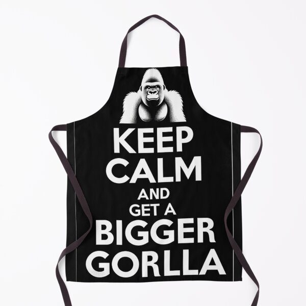 Item preview, Keep Calm and get a Bigger Gorilla designed and sold by Kvernk.