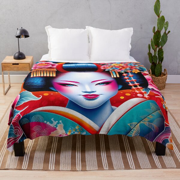 Item preview, Vibrant Traditions: A Modern Geisha's Portrait designed and sold by Vitalka-uk.