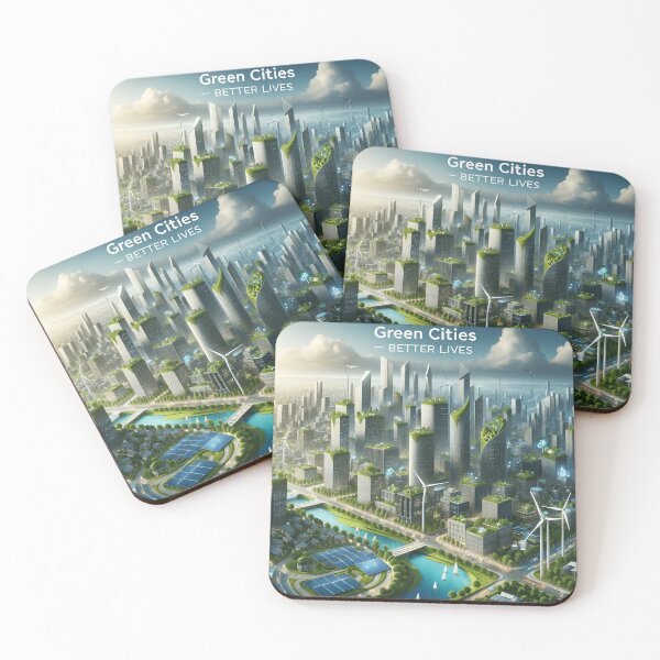 Item preview, Green Cities, Better Lives designed and sold by Shlomo Bracha.