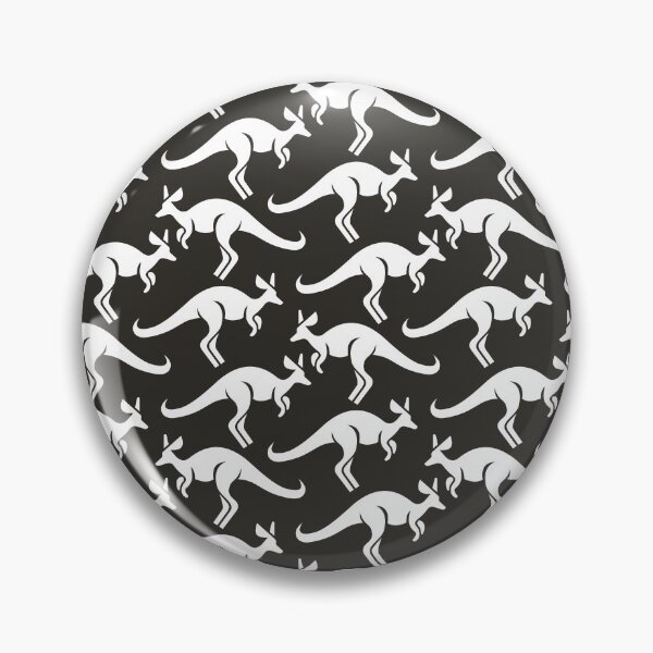 Item preview, Kangaroo abstract pattern designed and sold by Aeterna Prints.