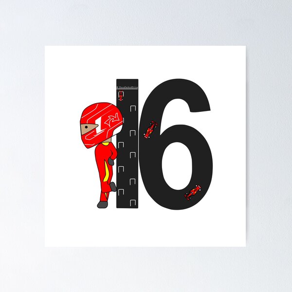 Item preview, Leclerc #16 - DoodleAndDrive designed and sold by DoodleAndDrive.