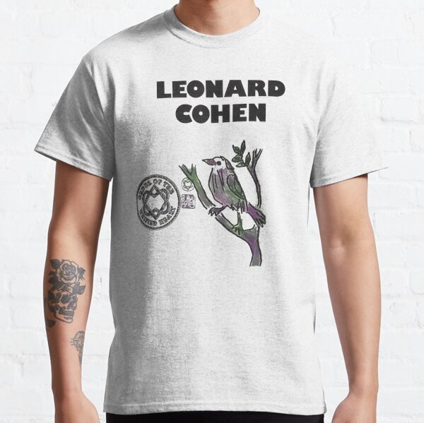 Leonard cohen outlet t shirt