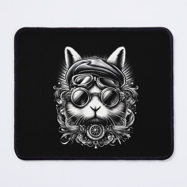 Item preview, bunny wearing goggles and a hat designed and sold by Mechanical-Artt.