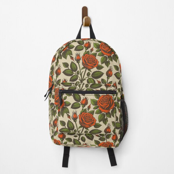 Item preview, Vintage retro dark academia gothic red rose flowers designed and sold by Red-Ink.