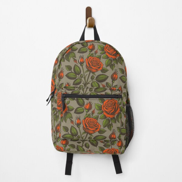 Artikelvorschau, Vintage retro dark academia gothic red rose flowers entworfen und verkauft von Red-Ink.