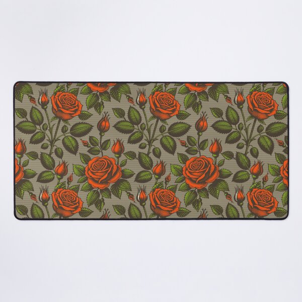 Artikelvorschau, Vintage retro dark academia gothic red rose flowers entworfen und verkauft von Red-Ink.