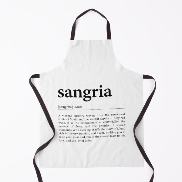 Item preview, Sangria Definition Poster designed and sold by palezebra.