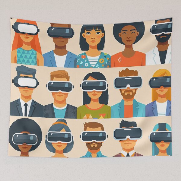 Item preview, "Virtual Reality Vogue: A Minimalistic Journey" designed and sold by zzz888.