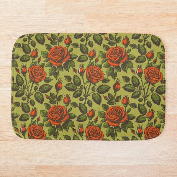 Artikelvorschau, Vintage retro dark academia gothic red rose flowers entworfen und verkauft von Red-Ink.
