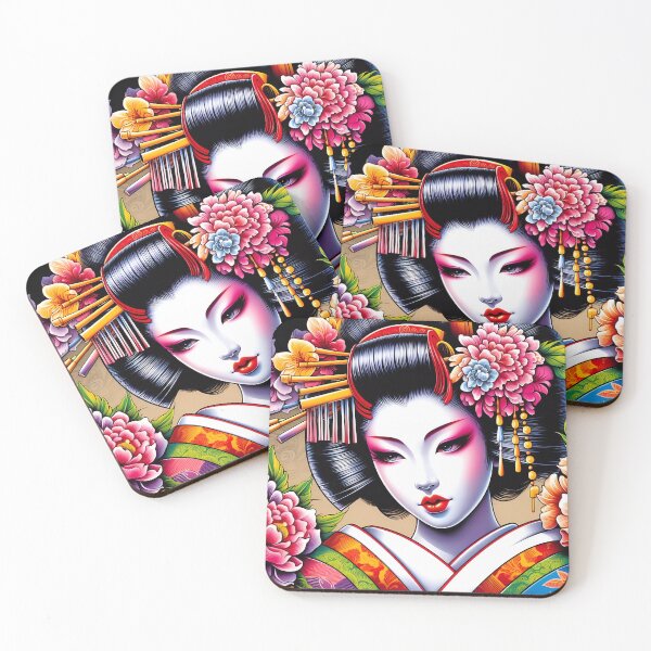 Item preview, Floral Majesty: Geisha in Bloom designed and sold by Vitalka-uk.