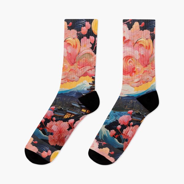 Item preview, Japan Goh Flower Night - Japanese Art designed and sold by aylastyle.