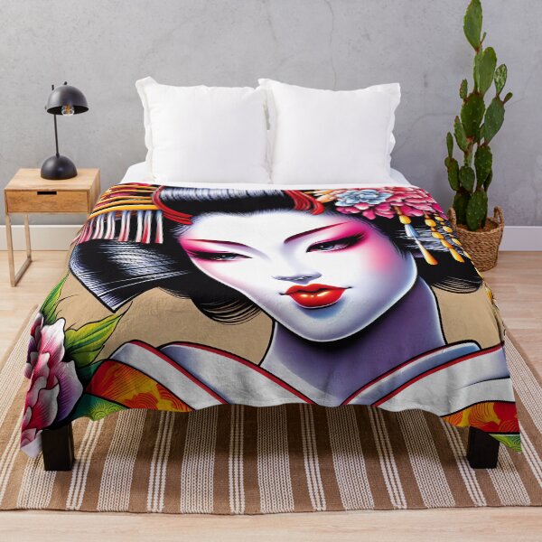 Item preview, Floral Majesty: Geisha in Bloom designed and sold by Vitalka-uk.