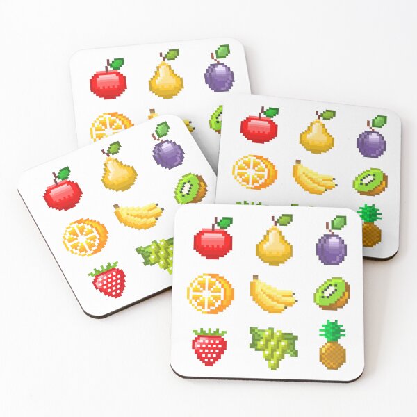 Item preview, pixel art fruit 3x3  designed and sold by ArtPixelDesign.