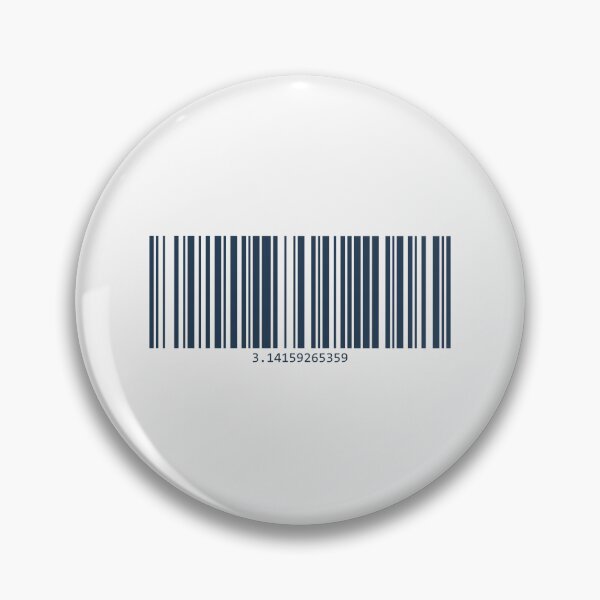 Item preview, Barcode with the digits of Pi - teal designed and sold by Wanaketanga.
