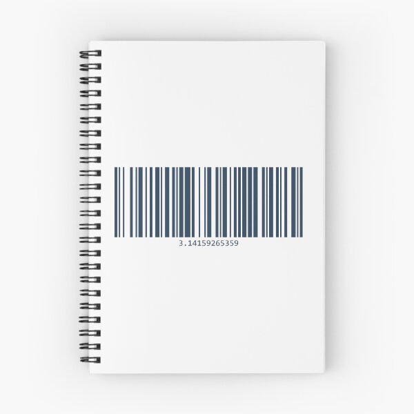 Item preview, Barcode with the digits of Pi - teal designed and sold by Wanaketanga.