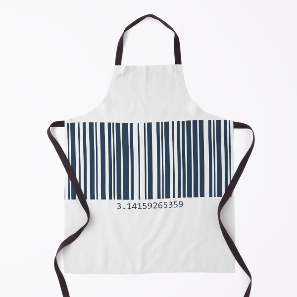 Item preview, Barcode with the digits of Pi - teal designed and sold by Whanaketanga.
