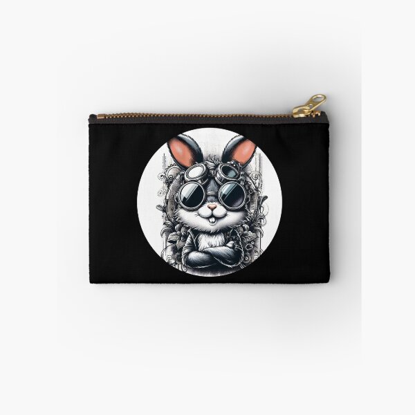 Item preview, rabbit wearing goggles designed and sold by Mechanical-Artt.