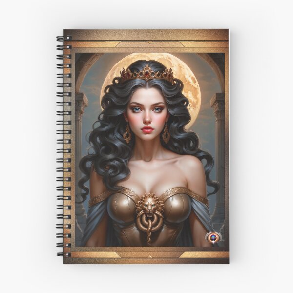 Item preview, Captured By The Full Moon Beautiful AI Concept Art Portrait by Xzendor7 designed and sold by Xzendor7 Digital Art Creations.