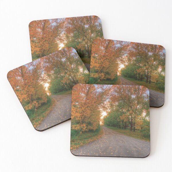 Item preview, Fall Farm Driveway Rural Alberta designed and sold by ColdCreekCanvas.