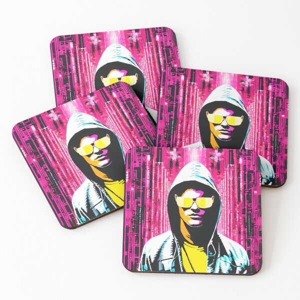 Item preview, Lone hacker in a cyberpunk world designed and sold by Bonsai20.