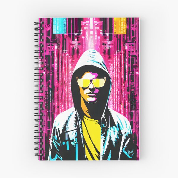 Item preview, Lone hacker in a cyberpunk world designed and sold by Bonsai20.