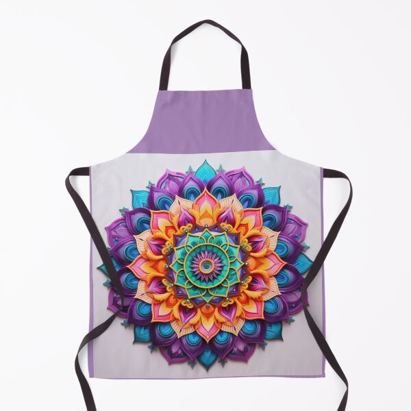 Item preview, Rainbow Mandala designed and sold by TheGlassPortal.