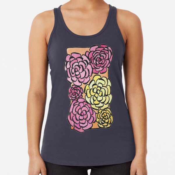 Spring Blooms Racerback Tank Top