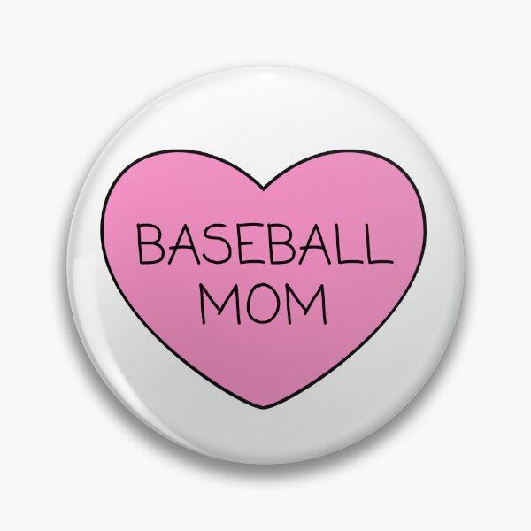 Item preview, Baseball Mom Pink Heart designed and sold by OscarAndOphelia.