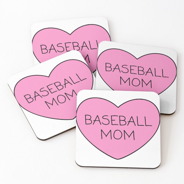 Item preview, Baseball Mom Pink Heart designed and sold by OscarAndOphelia.