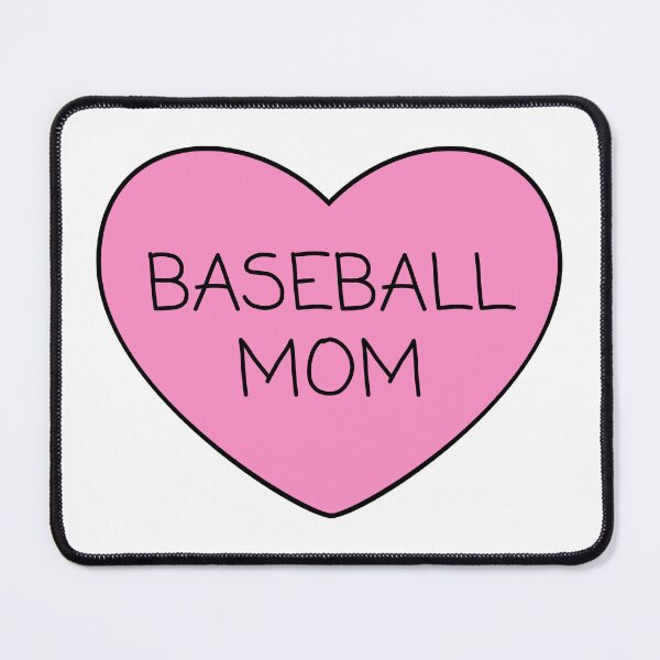 Item preview, Baseball Mom Pink Heart designed and sold by OscarAndOphelia.