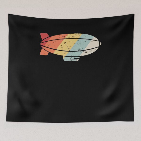 Item preview, Retro Vintage Dirigible Airship Blimp designed and sold by Jam Jar.