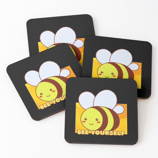 Item preview, Bee Yourself - Kawaii Bee, Adorable Bee Print designed and sold by TGAL2.