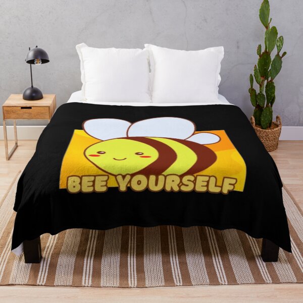 Item preview, Bee Yourself - Kawaii Bee, Adorable Bee Print designed and sold by TGAL2.