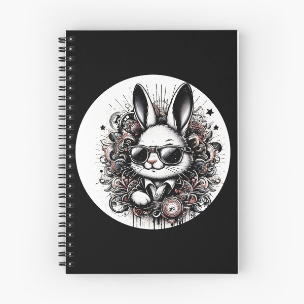 Item preview, rabbit wearing sunglasses designed and sold by Mechanical-Artt.