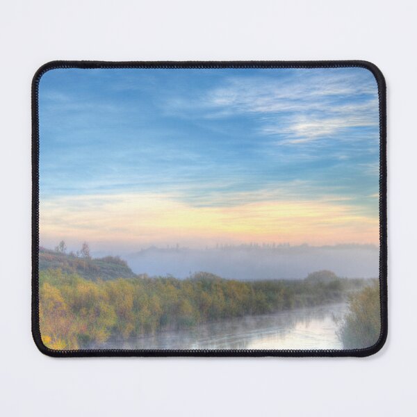 Item preview, Sunrise Gwynne pond ducks Rural Alberta designed and sold by ColdCreekCanvas.