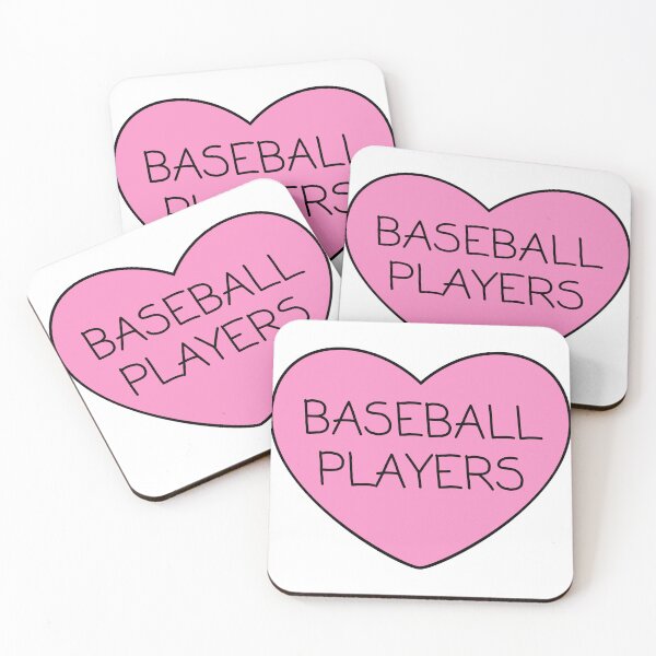 Item preview, Baseball Players Pink Heart designed and sold by OscarAndOphelia.