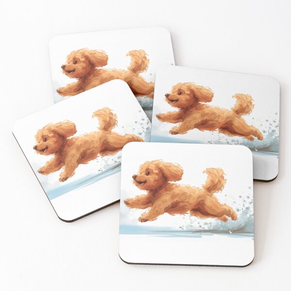 Item preview, Run Happy Toy Poodle designed and sold by hanappong.