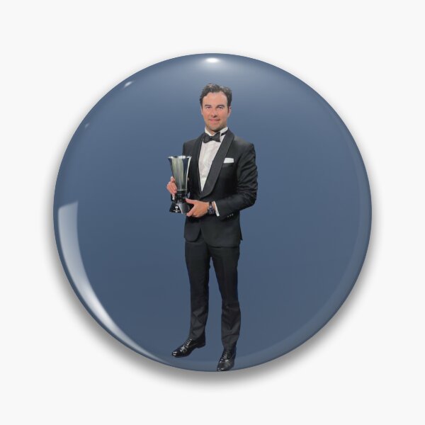 Item preview, Sergio Checo F1 Driver in Black Suit with Trophy F1 Team Max Teammate designed and sold by FormulaGTee1.
