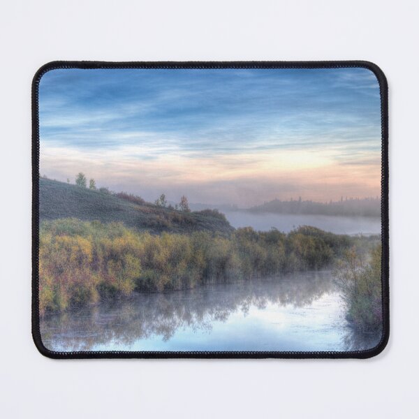 Item preview, Sunrise Gwynne Glass Pond Rural Alberta designed and sold by ColdCreekCanvas.