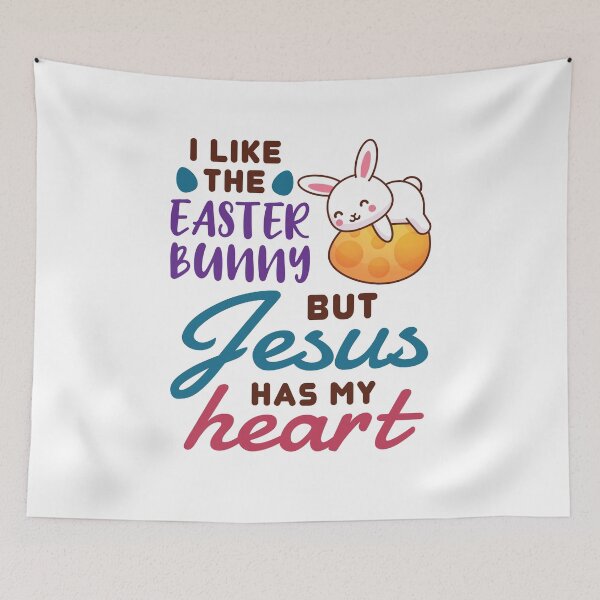 Item preview, I Like the Easter Bunny but Jesus Has My Heart designed and sold by jaygo.