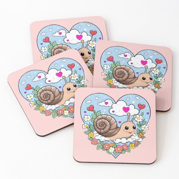 Item preview, Love heart Snail designed and sold by Paxy Designs.
