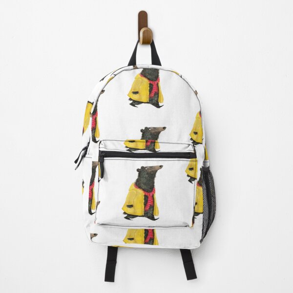 Item preview, teddy bear in a yellow raincoat designed and sold by MuciMuki.