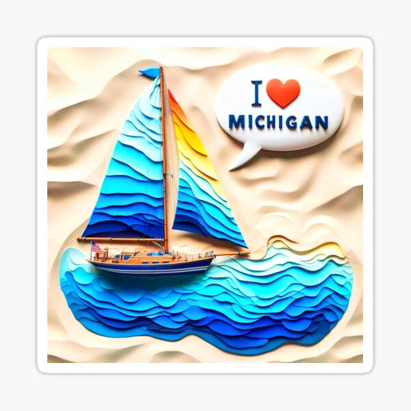 Michigan Lover Sticker